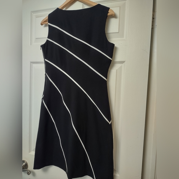 Women's Calvin Klein Black Sleeveless Cocktail Dress Size 4 Black - Picture 1 of 10